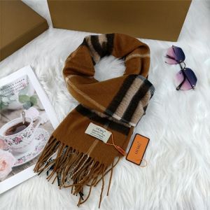 OEMG 100% Cashmere Scarf and Wool Hijab Ultra Warm and Elegant Plaid Winter and Spring Clothes Accessory 70.9inX11.8in Giftbox