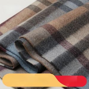 Men Scarf Pure Cashmere Scarf Thickened Warm Tassel Plaid Business Cashmere Scarf In Autumn and Winter.