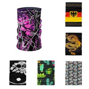 Tube Mask Bandana Scarf Mask Buffs Neck Gaiter Headband Cycling Fishing Balaclava Mask Scarf Multifunctional Outdoor Headwear