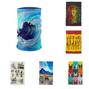 Motorcycle Bandanas Men's Tactical Mask Camo Hiking Scarf buffe Shemagh Military Neck Gaiter Tubular muslim Face Masks