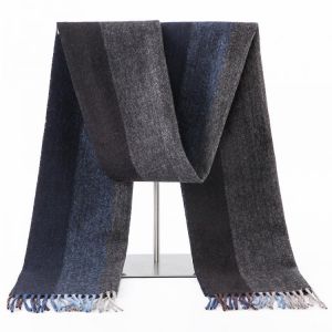 100% Lamb Scarf Strip Solid Plaid Wool Scarf Luxury Classical Warm Long Soft Cashmere Winter Scarves for Men Winter Accessories