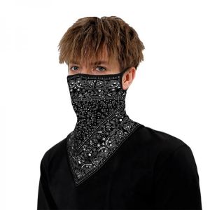 Wholesale Triangle Face Shield Breathable Sunscreen Bandana Tube Scarf Reusable Sport Cycling Scarves Hanging Ear Half Face Mask