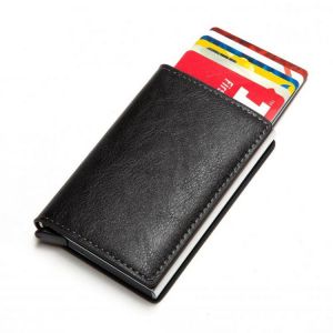 Aluminum Metal Credit Business Mini Card Wallet 2021 Dropshipping Man Women Smart Wallet Business Card Holder Wallet