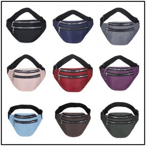 New fashion all match large capacity waterproof messenger bag ladies running sports multi function mobile phone pockets