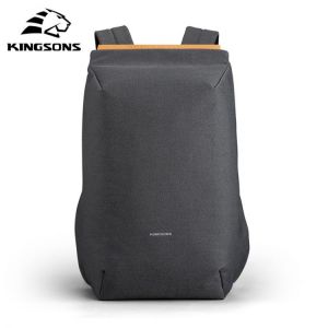Kingsons 15.6'' new waterproof backpacks USB charging school bag anti-theft men and women backpack for laptop travelling