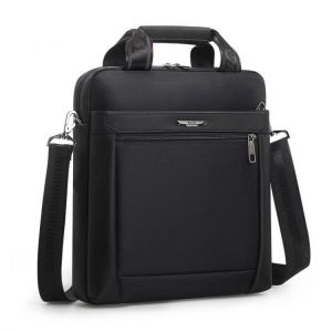 Men Small Briefcase Vertical Document Pack Men's Single Shoulder 12-inch IPAD Bag Male Waterproof Nylon Messenger Bag Sac Hom