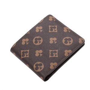 New Fashion Luxury Short Wallets Coin Wallets Card Holders Horizontal Wallets Leather Bag Clutch Bag