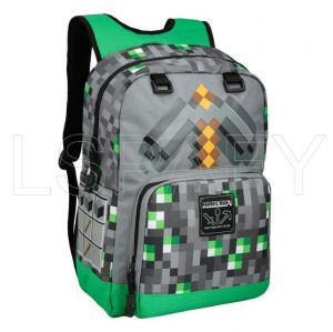 Newest Minecraft School Bags Nylon Large Capacity Students Backpack School Bag Boy Material Escolar Mochila Laptop Bag