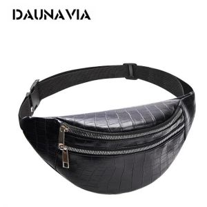 Crocodile chest bag waist packs for unisex female Pu leather fanny packs 2019 new women Fashion high quality belt chest bags