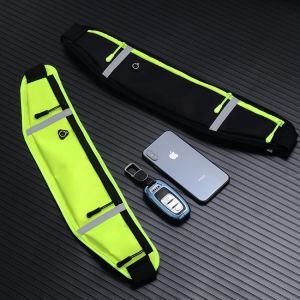 Unisex Running Bag Sports Waist Bags Waterproof Hiking Bum Bag Sport Camping Waist Belt Fanny Pack Ultrathin For Women Men