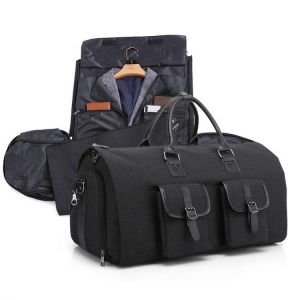 Garment Suitcase Pack Foldable Travel Bag  for Men Laptop Tote  Overnight Weekender Bag  Duffel Hanging Clothes Bag in 2020