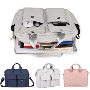 Multi-Pocket Laptop Bag For Women Men Computer Shoulder Crossbody Handbag Briefcase Bags For Documents Man'S Travel Business 