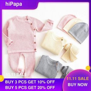Baby Boy Girl Clothes Christmas Winter Autumn Newborn Baby Girl Clothing Tops + Pant Outfits Baby Knit Sweater Baby Pajamas Sets