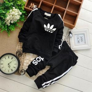 all in one place ילדים ותינוקות Brand Baby Clothes Suits Spring Casual Baby Boy Girl Clothing Sets Children Suit Sweatshirts Sports Pants Autumn Kids Set