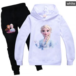 Disney Frozen Kids Tracksuit Girls Clothes Set Frozen Elsa Hoodies and Pants Children Sportwear Clothing Fashion Sport Suit