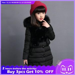 Padded Winter Girls Jacket For Girls Coat Kids Hooded Warm Outerwear Coat For Girls Clothes Children Jacket 4 5 8 10 11 12 Year