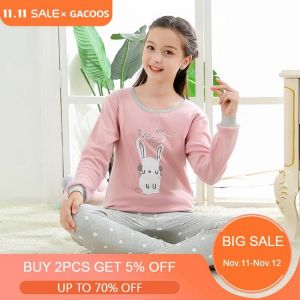 Teenage Girls Pajamas New Autumn Long sleeve Children's Clothing Boys Sleepwear Cotton Pyjamas Sets For Kids 9 10 12 14 16 Ye