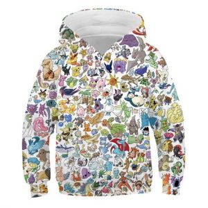 4-14 Years Children Clothing Boys Hoodies Pikachu Long Sleeve Kids Cartoon Sweatshirt Boy Casual Cute Pokemon Kids Streetwear