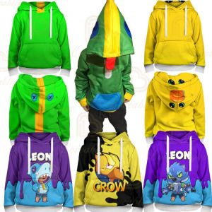 Ship in 48 Hours STAR and Crow, Shooter Game 3D Hoodie Sweatshirt Clothing Harajuku Hoodies Kids Leon Tops Men 2021 Boys Girls