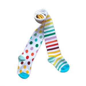 Children Spring Autumn Dot Tights  Cotton Baby Girl Striped Pantyhose Kids Striped Tights Soft Infant Clothing