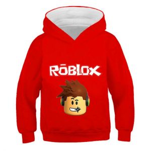 Boys Robloxing Hoodies Sweatshirt Children Long Sleeve Cartoon Printing Cartoon Baby Boy Hoodies Spring Autumn Coats 4-14 Years