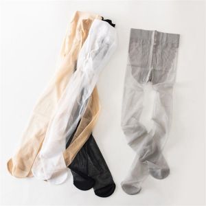 Ozijun New Summer Children Girl's Stockings Sheer Silk Ballet Transparent Pantyhose Sparkling Core-spun Silk Glitter Tights