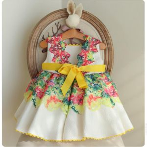 Baby Girls Sweet Christmas Princess Eid Dress Floral Lace Dress Toddler Girl Fall Clothes Halloween Clothes Flower Girl Dresses