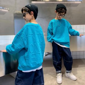 2021 Children Sweatshirts For Boys Cotton Coat Long Sleeve Baby Boy Tops Kids Spring Fall Clothes 5 6 7 8 9 10 11 12 13 14Years