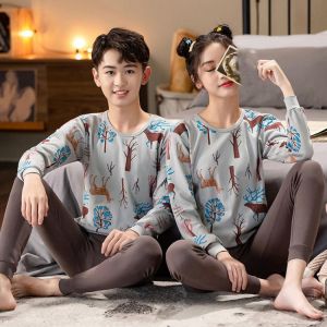 Teens Pajamas Long Sleeve Cotton Pyjamas Kids Clothes Sets Cartoon Big Boy Sleepwear Cute Pajamas For Girls 10 12 14 16 18 Years