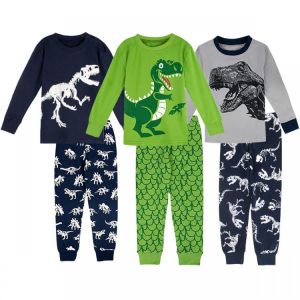 kids pajamas Set for Boys Carnival Sleepwear Children Pirate Police Dinosaur Nightwear Toddler New Year Christmas Costume