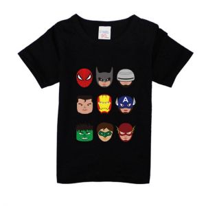 Disney Marvel Iron Man Spiderman T-shirt Kids Boys Clothes Super hero Cotton Casual Clothes 2020 Summer Clothing T-shirt for Boy