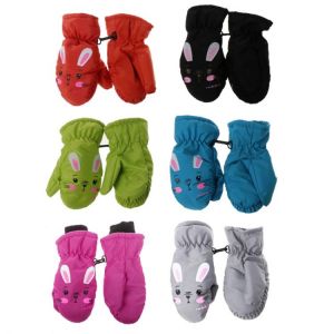 Kids Winter Warm Gloves Windproof For Children Boys Girls Ski Cycling Climbing Outdoor Gloves Waterproof
