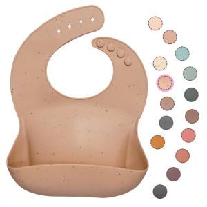 Best Gifts For Newborns Solid Silicone Baby Feeding Bibs Burp Cloths Bandana Fashionable Aprons Babador Breastplate Baby Stuff