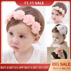 Baby Headband Flower Girls Bows Toddler Hair Bands for Baby Girls Kids Headbands Turban Newborn Haarband Baby Hair Accessories