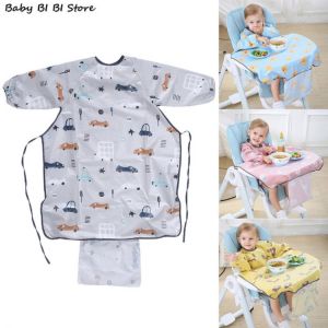 1 Pc Newborns Bib Table Cover Baby Dining Chair Gown Waterproof Saliva Towel Burp Apron Food Feeding Accessories