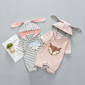 Celveroso fox Hooded Baby Rompers For Babies Boys Girls Clothes Newborn Clothing Brands Jumpsuit Infant Costume Baby Outfit