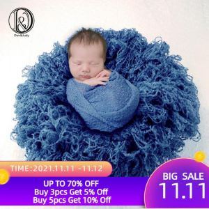 Don&Judy Handcraft Round Blanket Basket Stuffer Filler for Newborn Baby Photography Background Shooting Photo Prop