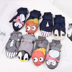 Children Kids Gloves Winter Windproof Waterproof Thicken Warm Kids Boys Girls Mittens Outdoor Children Ski Gloves New 2021