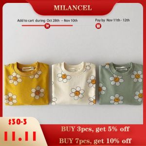 MILANCEL 2021 Autumn Baby Hoodies o-neck Toddler Girls Sweatshirts Boys Outwear Casual Hoodie