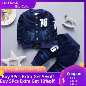 Baby Boys Clothes Sets Autumn Spring Infant Tracksuits Toddler Cotton denim set Outfits for Newborn Boys Clothes Suits