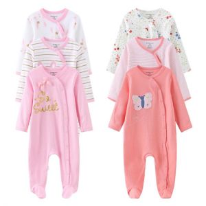 2021 Baby Boy Clothes Sets Autumn Bodysuits Girls Clothing 0-12M Cotton Baby Girl Clothes Newborn Ropa bebe Long Sleeve Winter