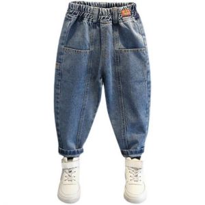 Boys GirlsPants Spring And Autumn Boys Kids Jeans Loose Pants Children Fashion Clothes Baby Boy Pants Wholesale Clothing