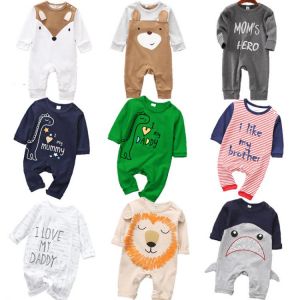 2020 Cute animals Spring Baby romper newborn baby clothes Kids long sleeve underwear cotton boys Clothes Baby girls romper