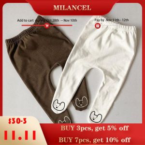 MILANCEL baby clothing cartoon style legging for girls Korean baby boys leggings