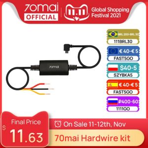 70mai Parking Surveillance Cable for 70mai 4K A800S A500S A400 D06 D07 D08 M300 Hardwire Kit for Car DVR 24H Parking Monitor
