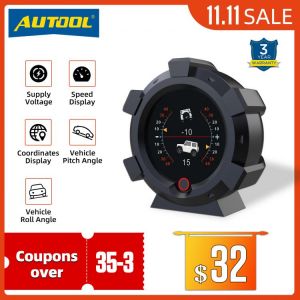 AUTOOL X95 Car 4x4 Inclinometer Provide Slope Angle Speed Satellite Timing GPS Off-road Vehicle Accessories Multifunction Meter