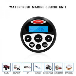 Waterproof Marine Stereo Bluetooth Radio Motorcycle Audio Boat Car MP3 Player Auto Sound System FM AM Receiver For SPA UTV ATV