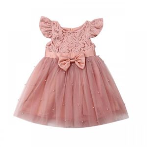 Toddler Newborn Kid Girls Princess Dress Lace Tulle Wedding Birthday Party Pageant Tutu Dress Children's Clothing Costumes 2-