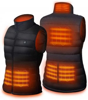 Dr. Prepare Heated Vest, Unisex Heated Clothing for men women, Lightweight USB Electric Heated Jacket with 3 Heating Levels, 6 Hea