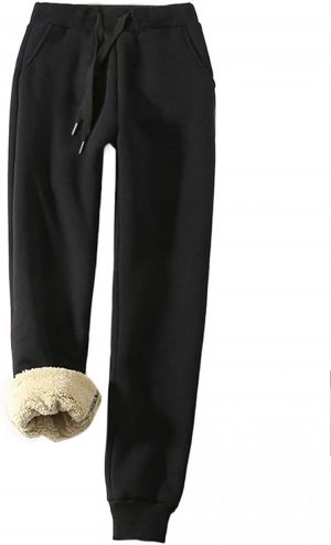 Yeokou Women's Warm Sherpa Lined Athletic Sweatpants Jogger Fleece Pants